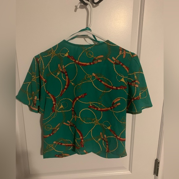 Monteau short sleeve crop top NWT - Picture 2 of 3